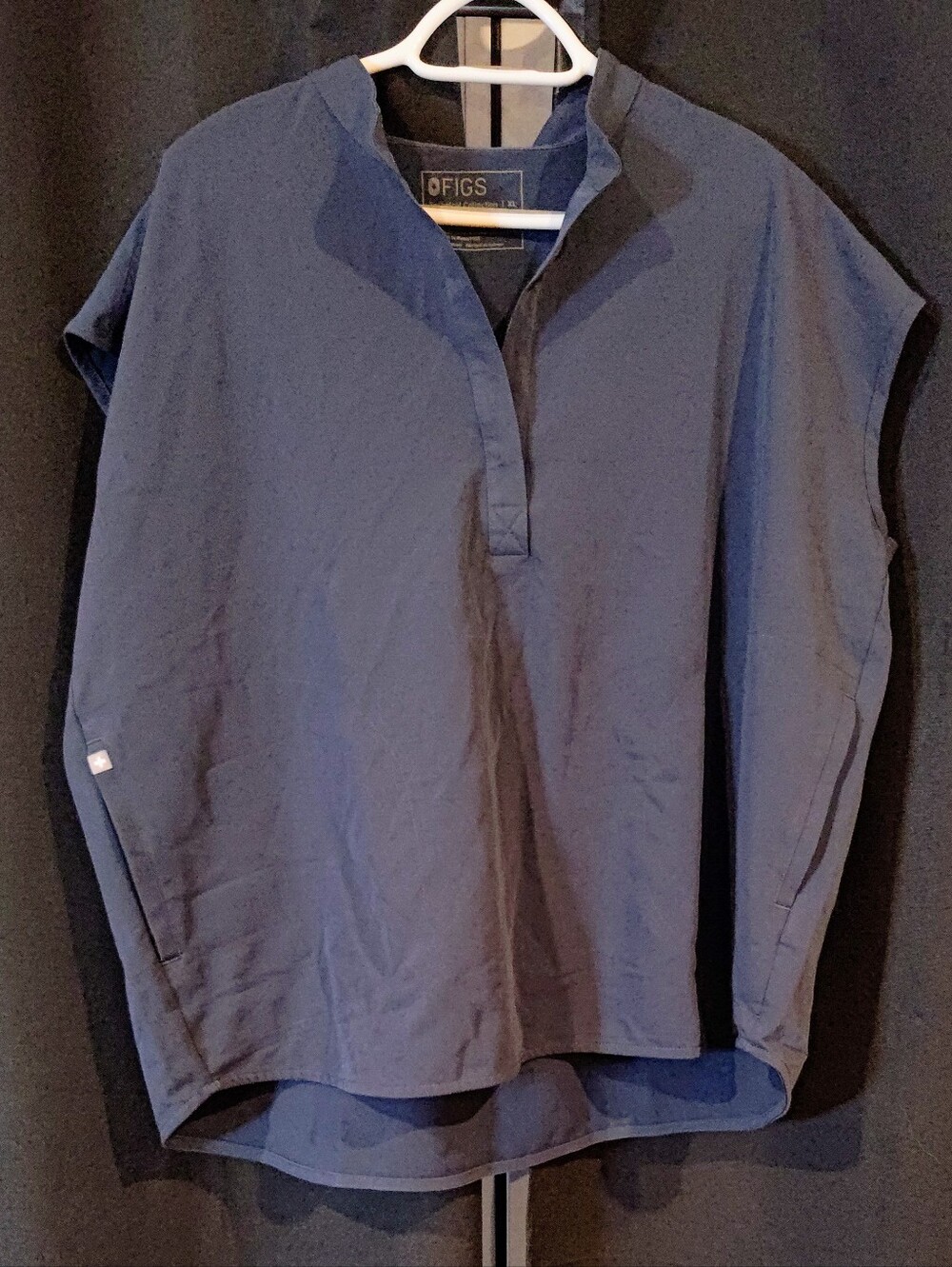 Figs Dark Harbor Rafaela Oversized Scrub Top
